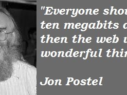 Jon Postel, influential computer scientist and administrator of the Internet Assigned Numbers Authority (IANA), dies