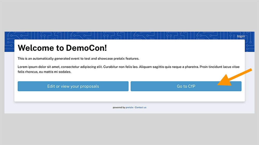 Call for presentations image