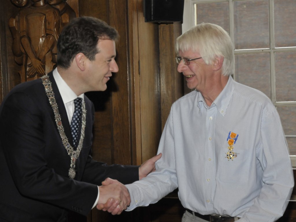 Rob Blokzijl receives royal recognition in the Netherlands for his work as founding member and Chair of RIPE