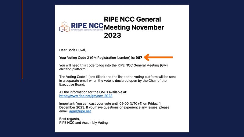 How to Vote — RIPE Network Coordination Centre