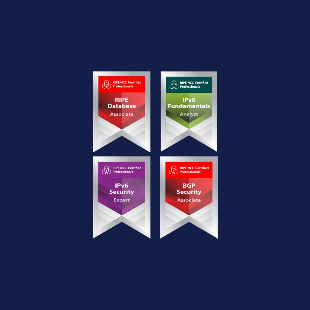 Certified Professionals badges