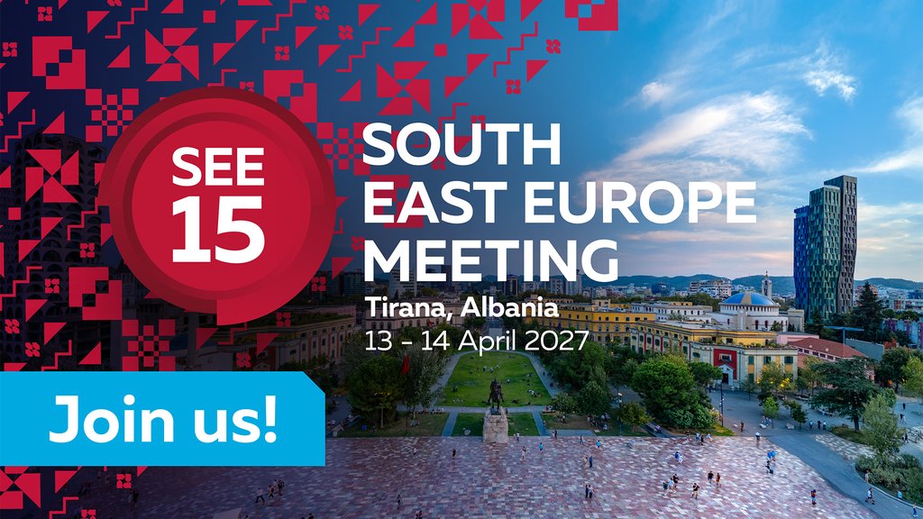 SEE 15 in Tirana April 2027