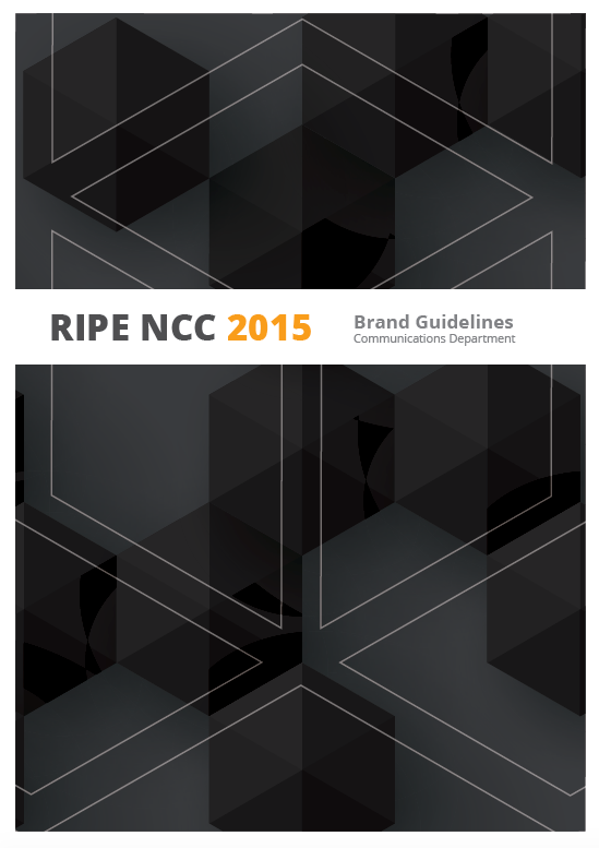 RIPE NCC brand guidelines cover