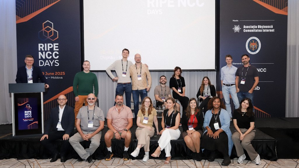 a photo of the RIPE NCC team